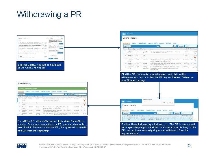 Withdrawing a PR Log into Coupa. You will be navigated to the Coupa homepage.