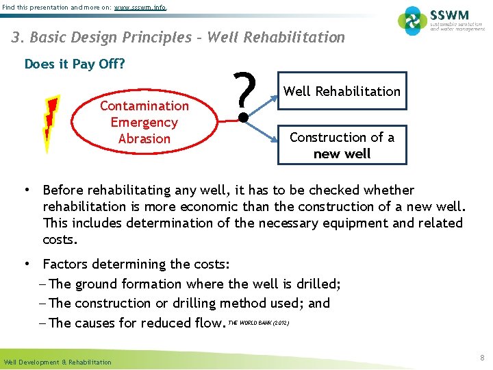 Find this presentation and more on: www. ssswm. info. 3. Basic Design Principles –