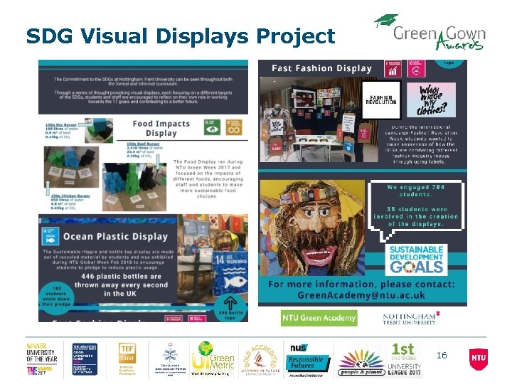 SDG Visual Displays Project February 2021 16 SDG Visual Displays Project February 2021 16