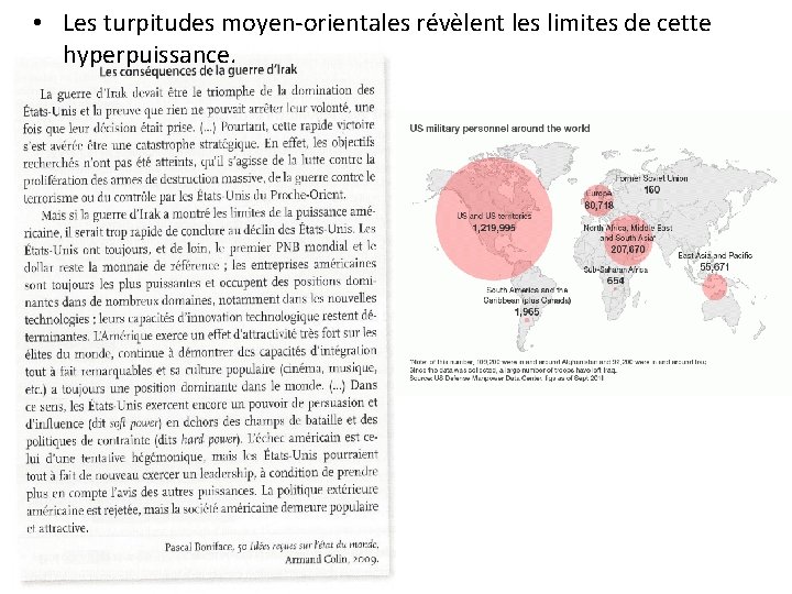  • Les turpitudes moyen-orientales révèlent les limites de cette hyperpuissance. 