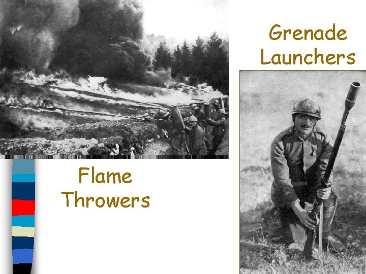 Grenade Launchers Flame Throwers 