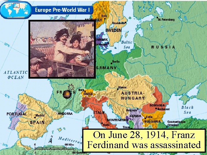 On June 28, 1914, Franz Ferdinand was assassinated 