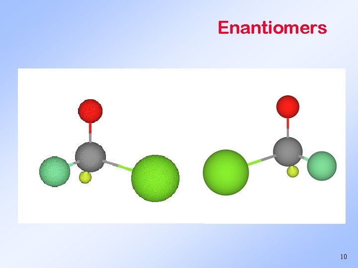 Enantiomers 10 