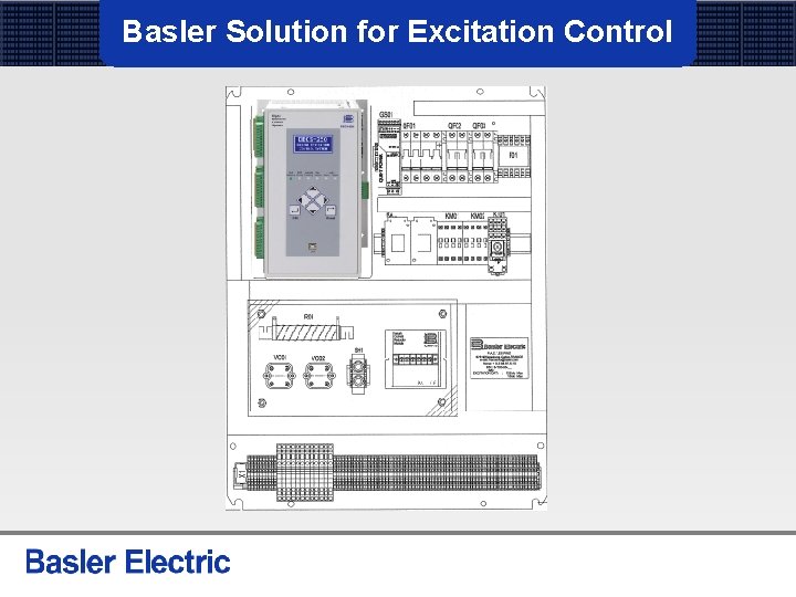 Basler Solution for Excitation Control 