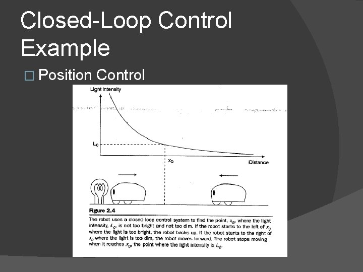 Closed-Loop Control Example � Position Control 