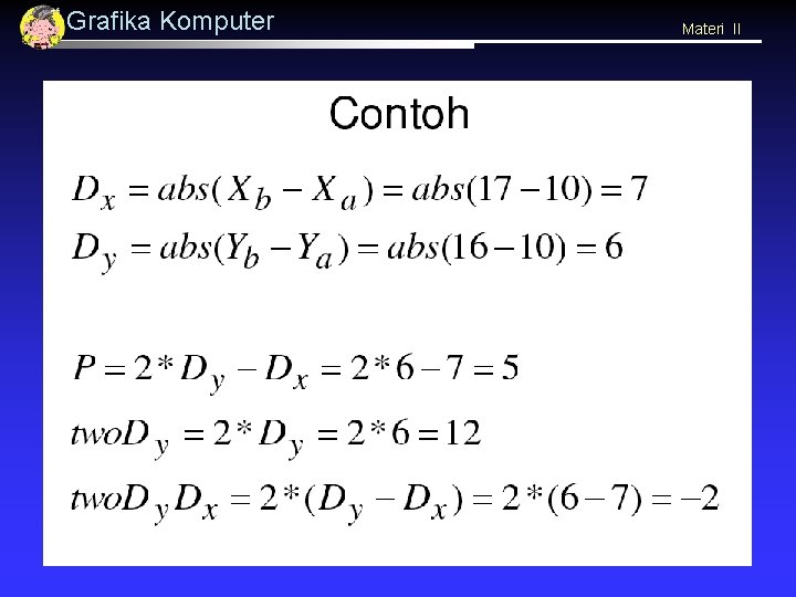 Grafika Komputer Materi II 