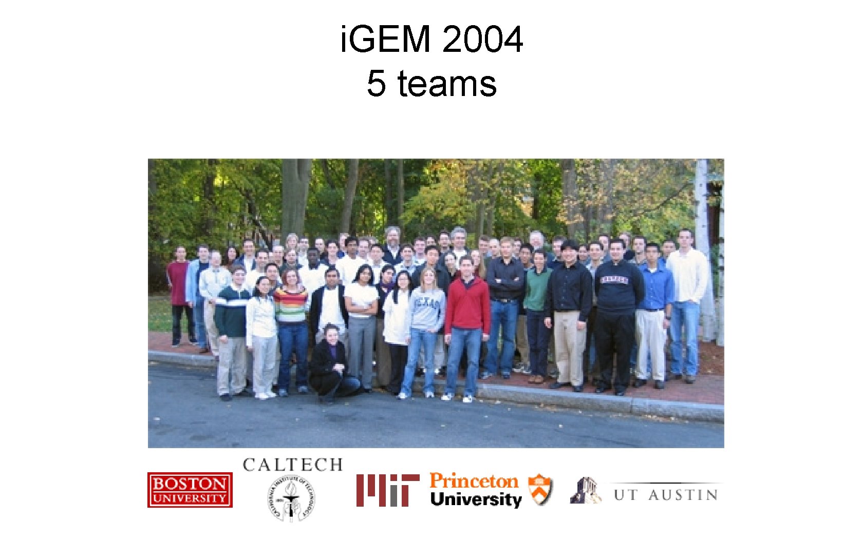 i. GEM 2004 5 teams 