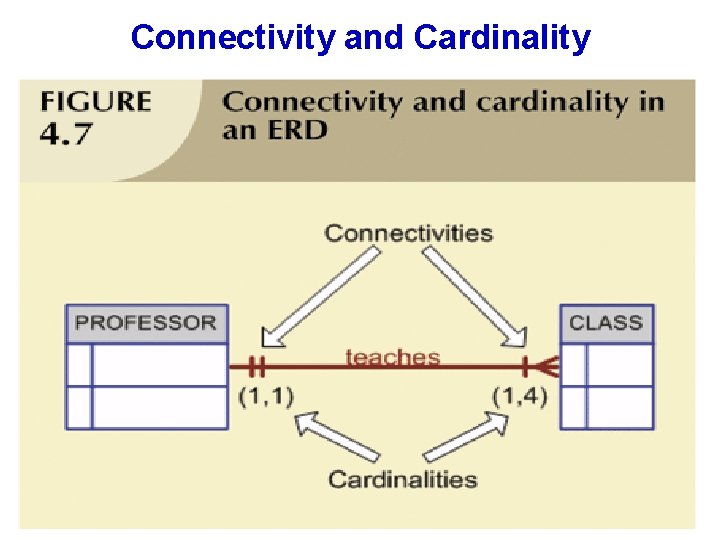 Connectivity and Cardinality Connectivity and Cardinality