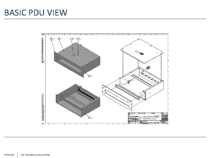 BASIC PDU VIEW PENTAIR ELP TECHNICAL SOLUTIONS 