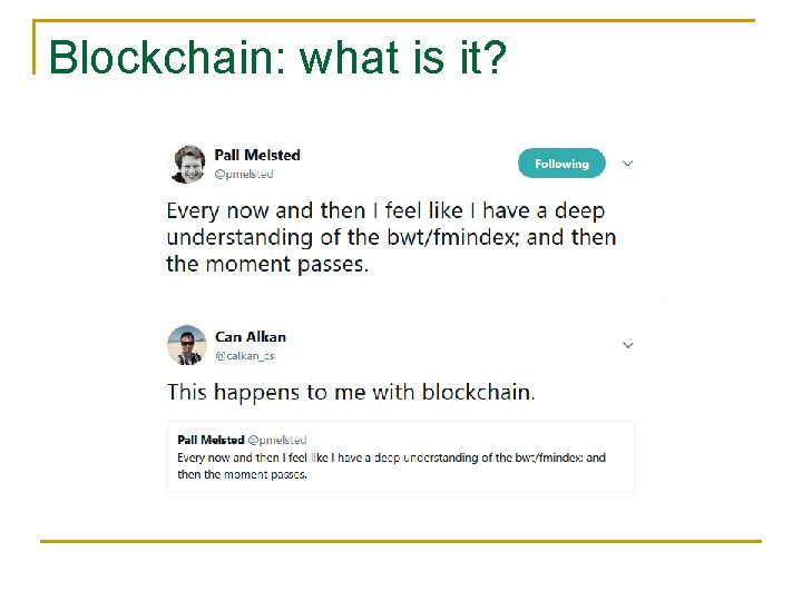 Blockchain: what is it? 
