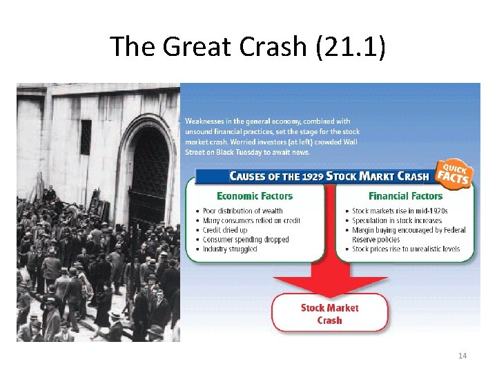 The Great Crash (21. 1) 14 