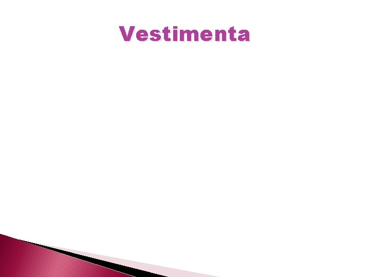 Vestimenta 