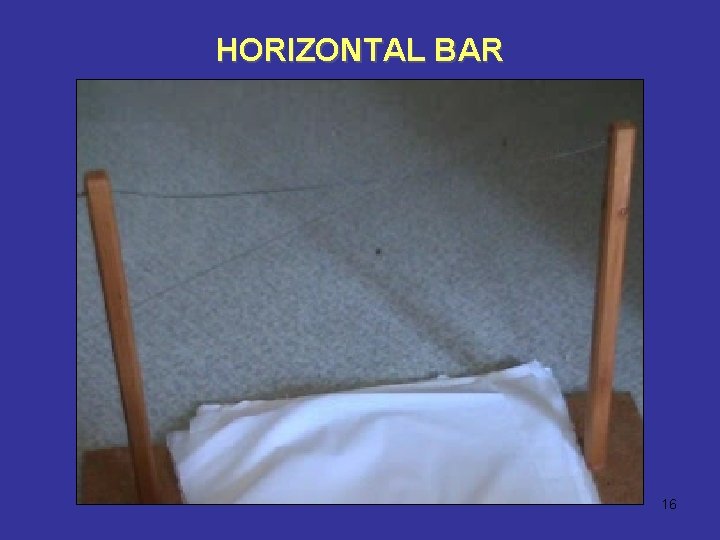 HORIZONTAL BAR 16 