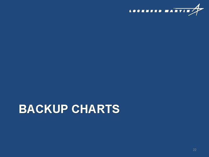 BACKUP CHARTS 22 