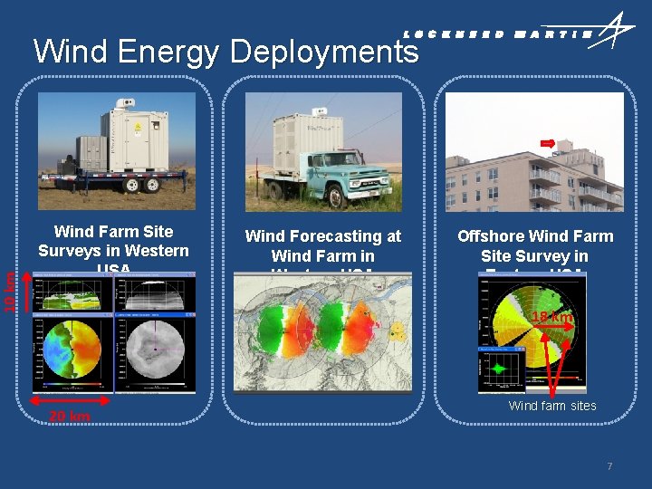 10 km Wind Energy Deployments Wind Farm Site Surveys in Western USA Wind Forecasting