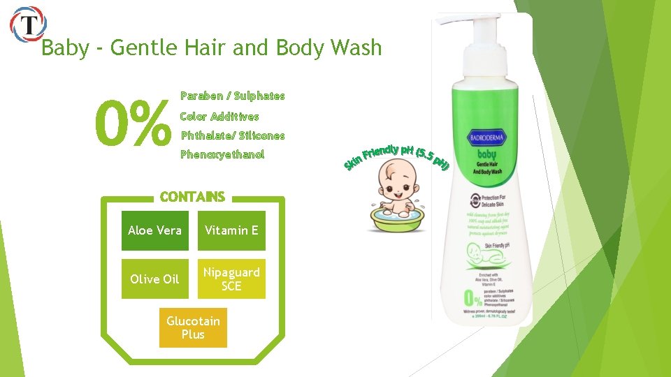 Baby - Gentle Hair and Body Wash 0% Paraben / Sulphates Color Additives Phthalate/