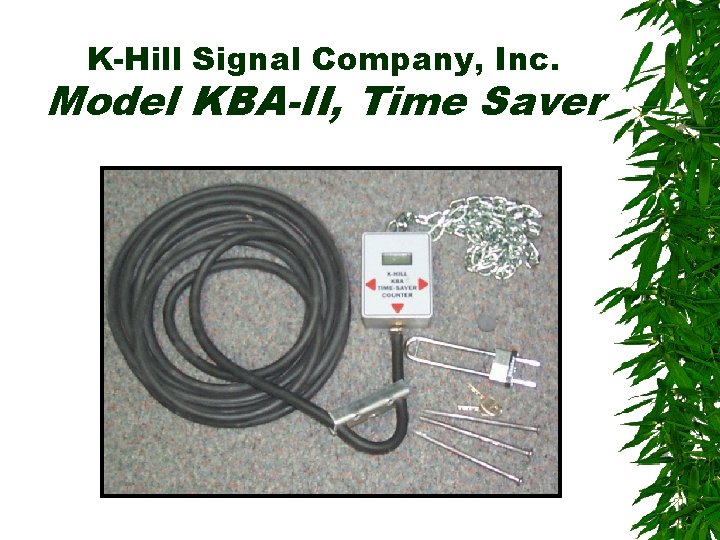 K-Hill Signal Company, Inc. Model KBA-II, Time Saver 