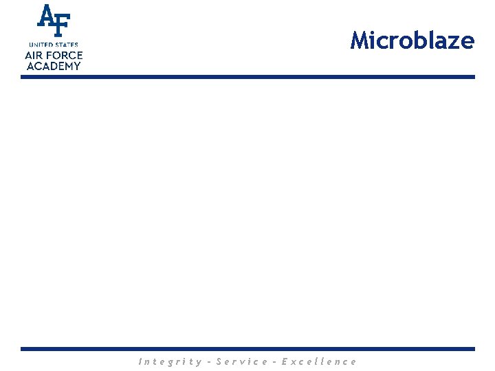 Microblaze Integrity - Service - Excellence 