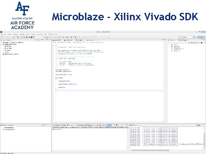 Microblaze - Xilinx Vivado SDK Integrity - Service - Excellence 