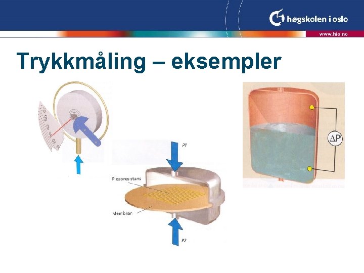 Trykkmåling – eksempler 