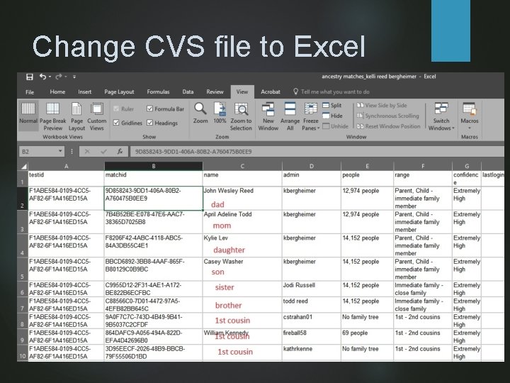 Change CVS file to Excel 