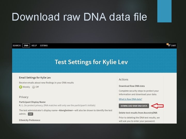 Download raw DNA data file 