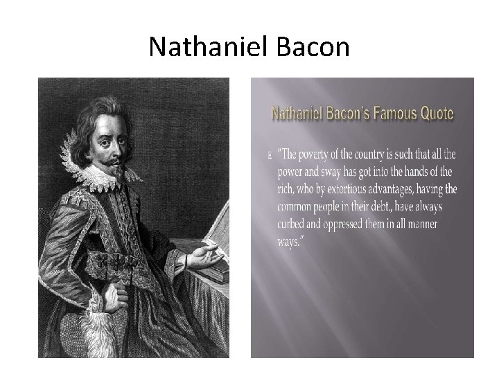 Nathaniel Bacon 