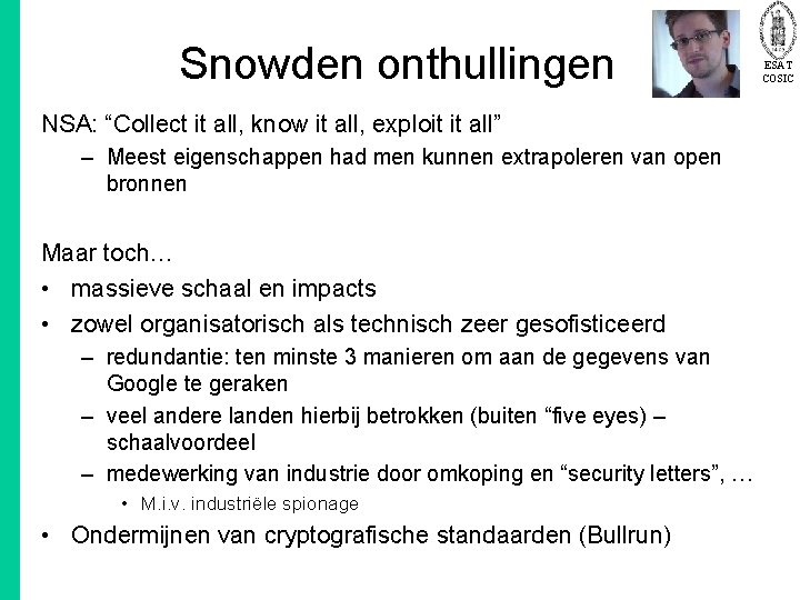 Snowden onthullingen NSA: “Collect it all, know it all, exploit it all” – Meest