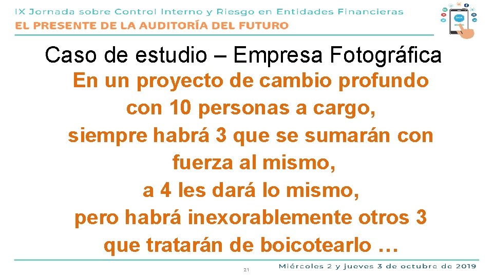 Caso de estudio – Empresa Fotográfica En un proyecto de cambio profundo con 10