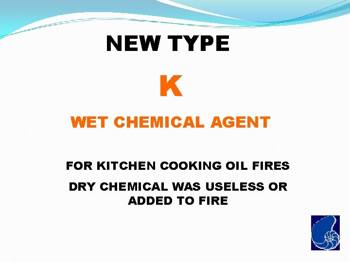 NEW TYPE K WET CHEMICAL AGENT FOR KITCHEN COOKING OIL FIRES DRY CHEMICAL WAS