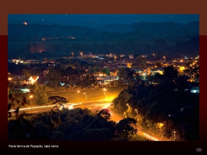 Panorámica de Popayán, lado norte 