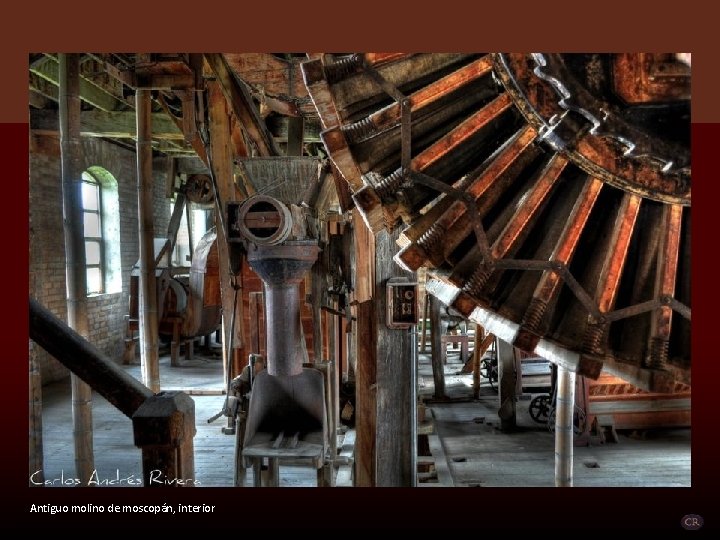 Antiguo molino de moscopán, interior 