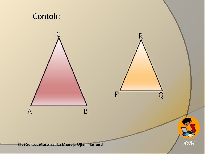 Contoh: C R P A Q B Kiat Sukses Matematika Menuju Ujian Nasional KSM