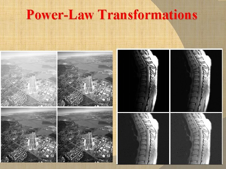 Power-Law Transformations 