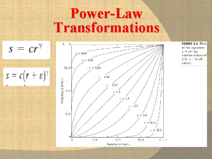 Power-Law Transformations 