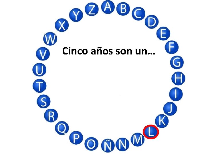 Cinco años son un… 