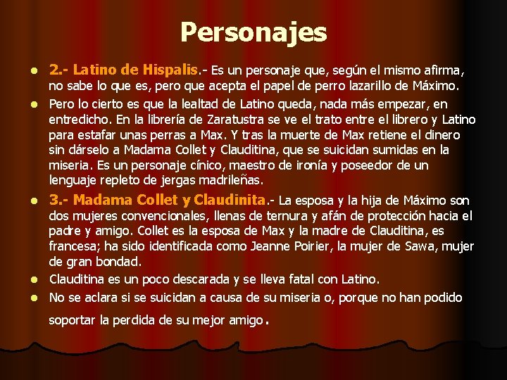 Personajes l 2. - Latino de Hispalis. - Es un personaje que, según el Personajes l 2. - Latino de Hispalis. - Es un personaje que, según el