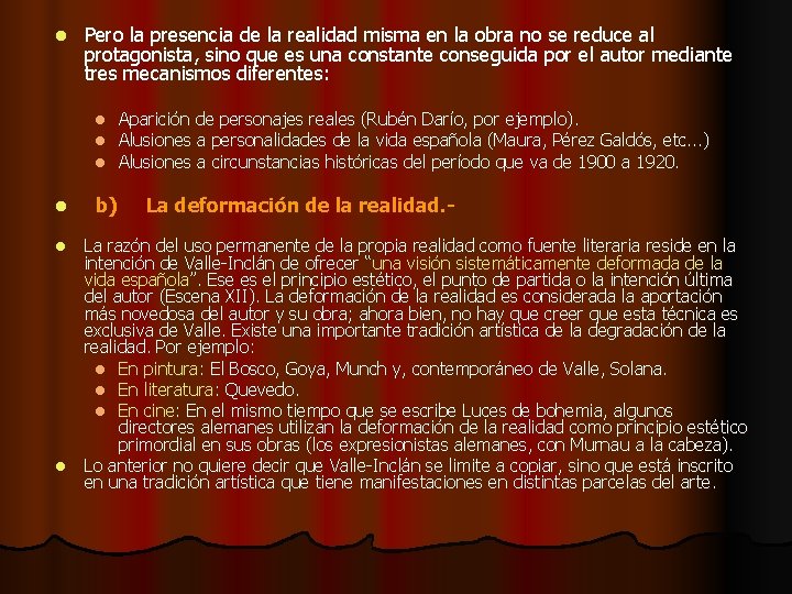 l Pero la presencia de la realidad misma en la obra no se reduce l Pero la presencia de la realidad misma en la obra no se reduce