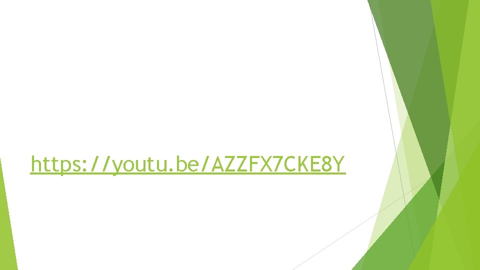 https: //youtu. be/AZZFX 7 CKE 8 Y 