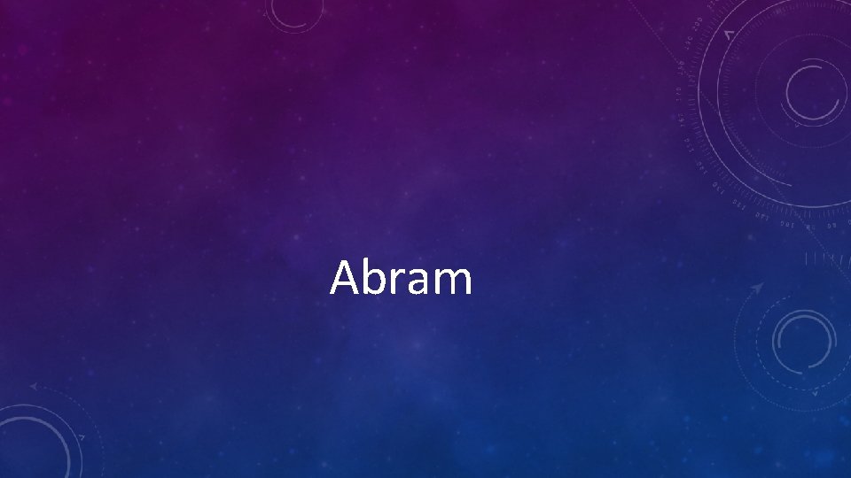 Abram 
