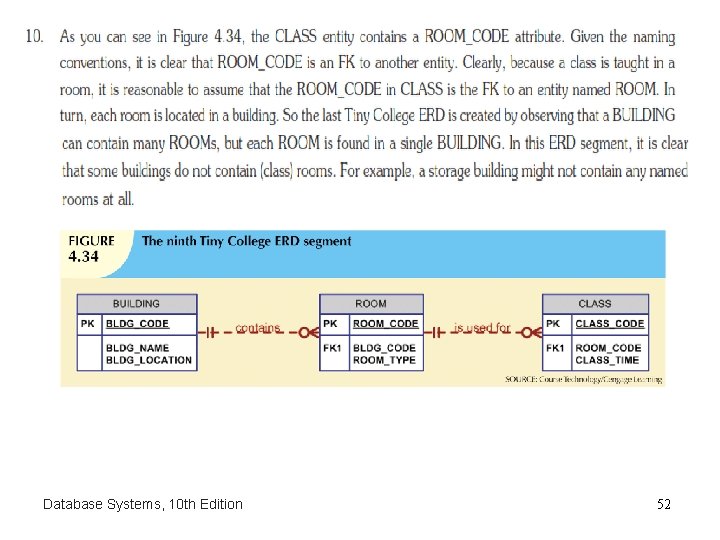 Database Systems, 10 th Edition 52 