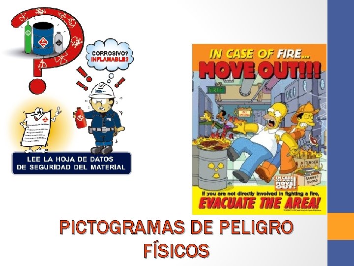 PICTOGRAMAS DE PELIGRO FÍSICOS 