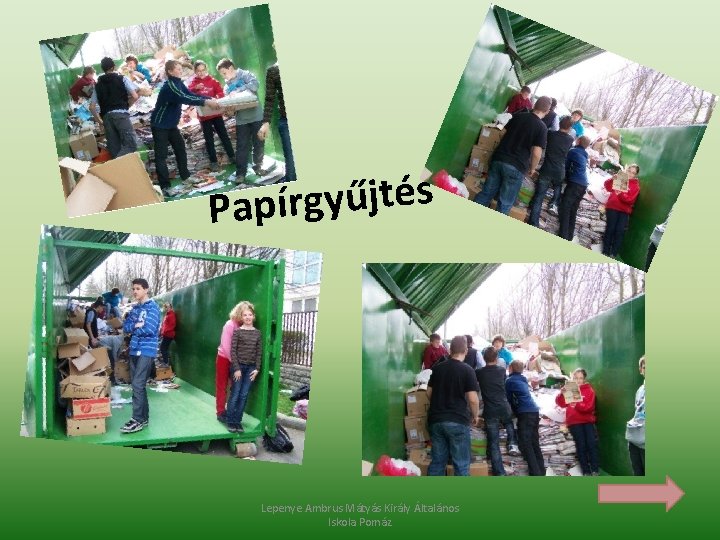 s é t j ű y g Papír Lepenye Ambrus Mátyás Király Általános Iskola s é t j ű y g Papír Lepenye Ambrus Mátyás Király Általános Iskola