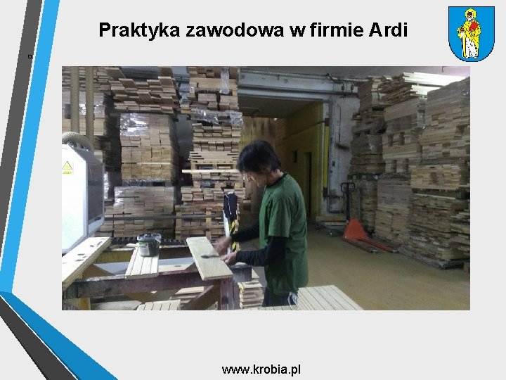 Praktyka zawodowa w firmie Ardi � www. krobia. pl 