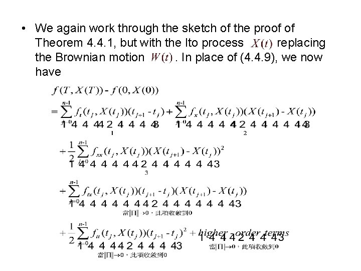  • We again work through the sketch of the proof of Theorem 4.