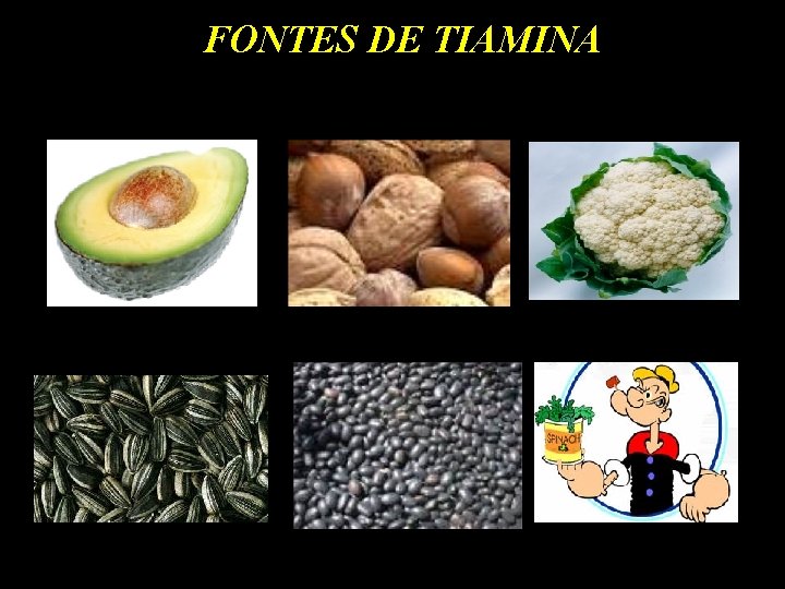 FONTES DE TIAMINA 