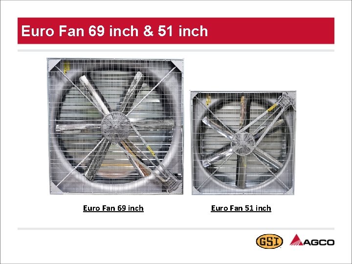 Euro Fan 69 inch & 51 inch Euro Fan 69 inch Euro Fan 51