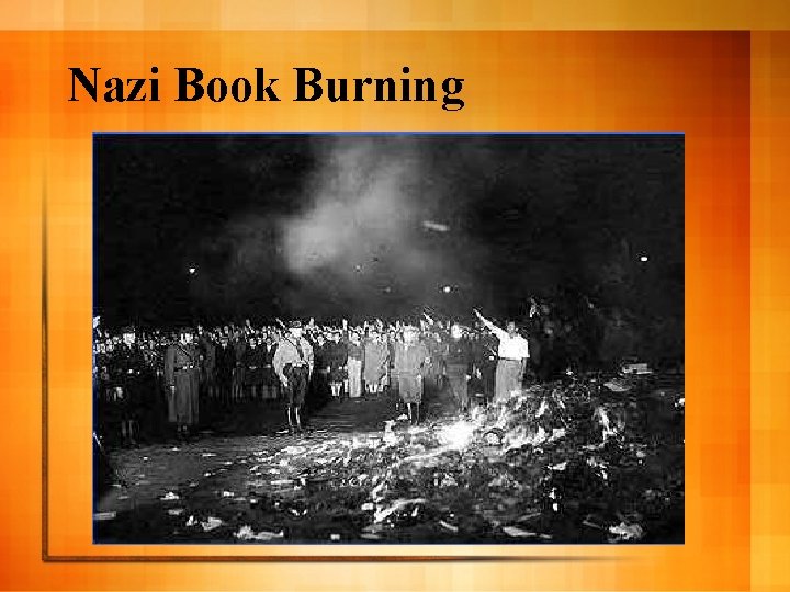 Nazi Book Burning 