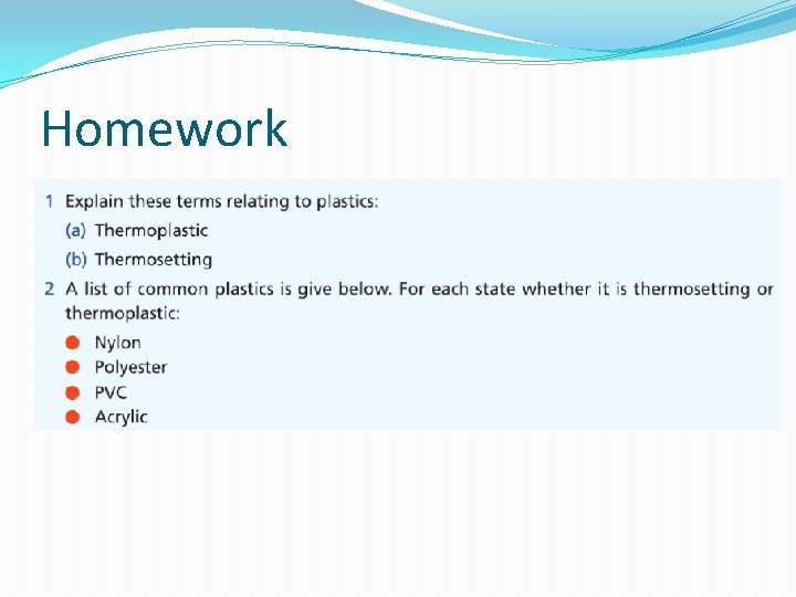 Homework 