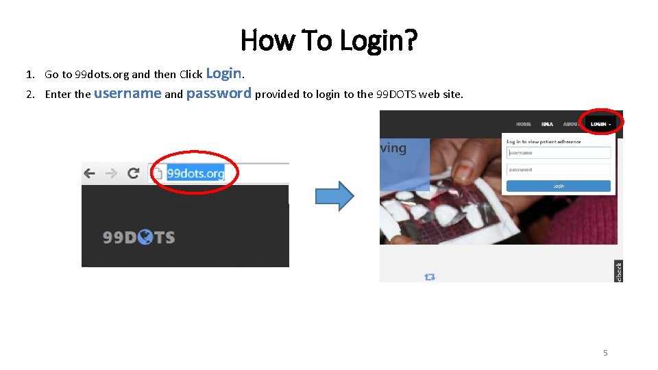 How To Login? 1. Go to 99 dots. org and then Click Login. 2.